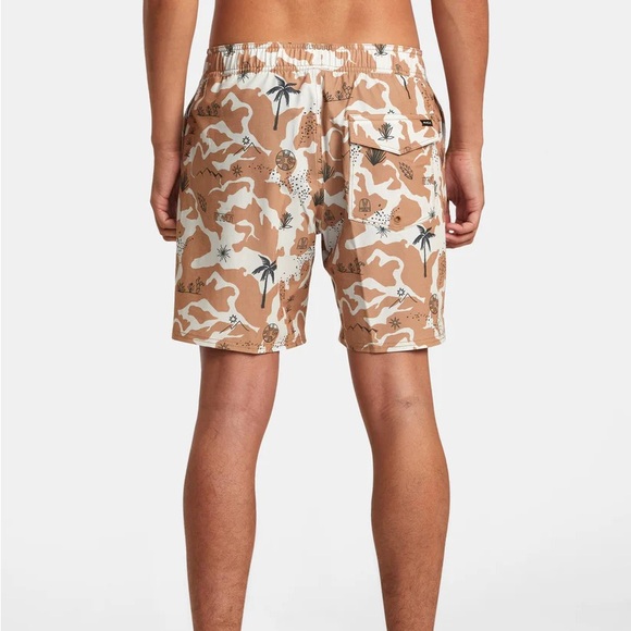 ❗️RVCA ATLAS ELASTIC WAIST BOARDSHORTS 17" - Picture 3 of 13